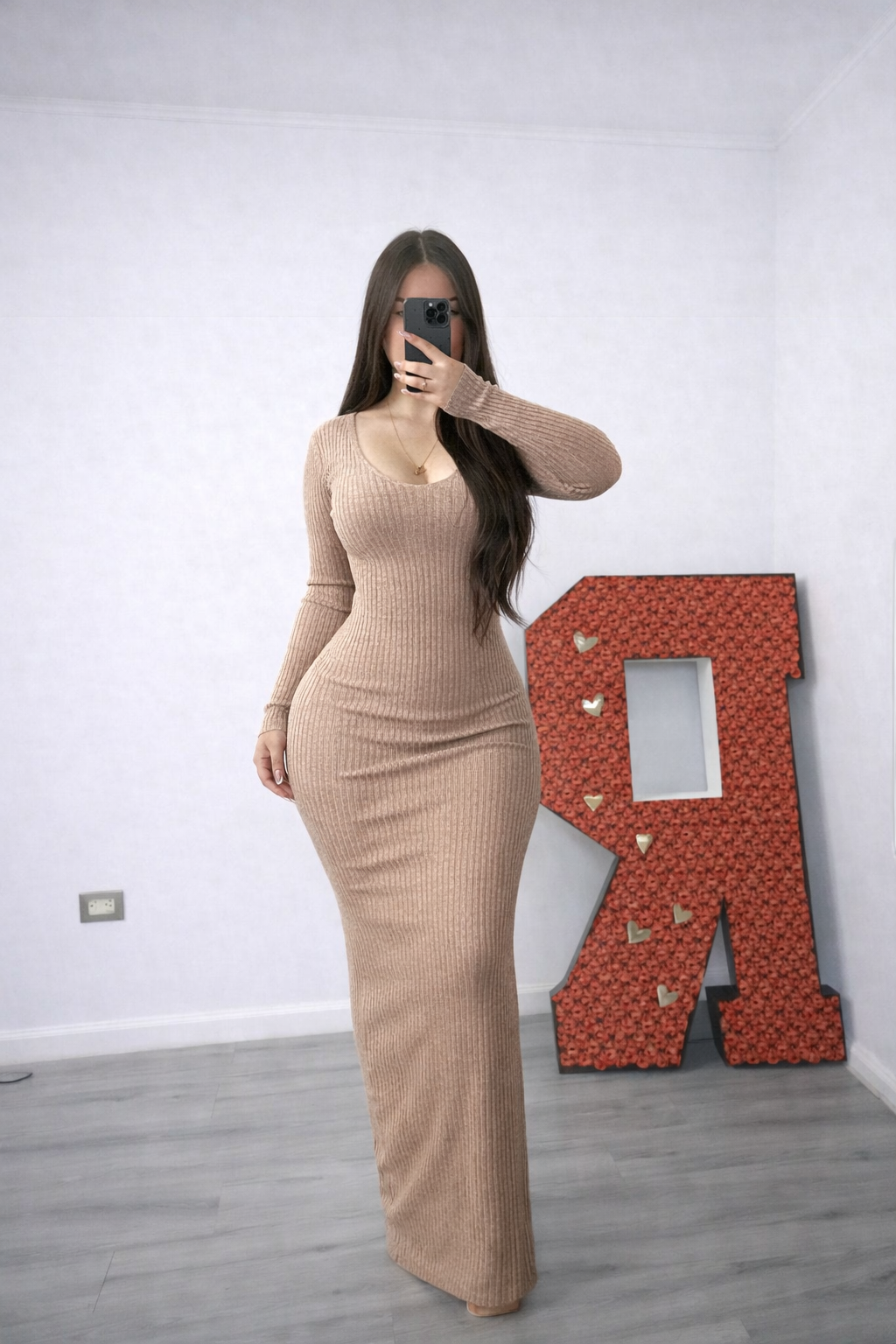 VESTIDO LANILLA ESCOTADO